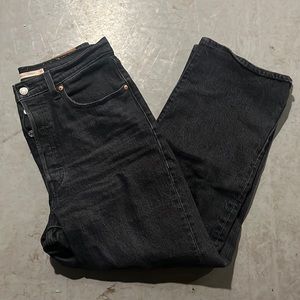 Levi Ribcage Straight Ankle Jeans